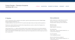 Desktop Screenshot of polskaenergia.pl